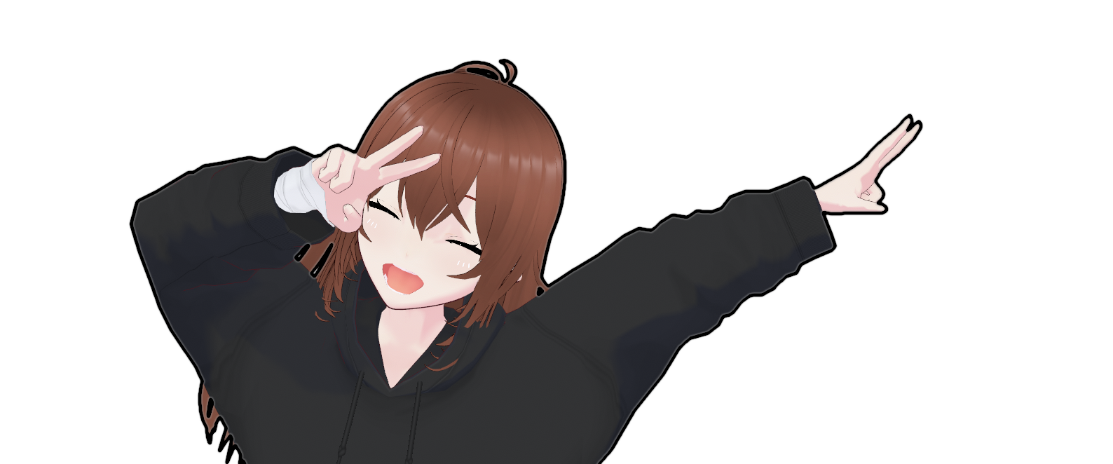 tadChan victory pose